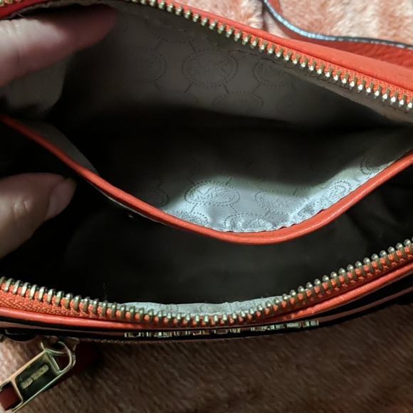 Michael Kors Red Orange Bag - Picture 7 of 10